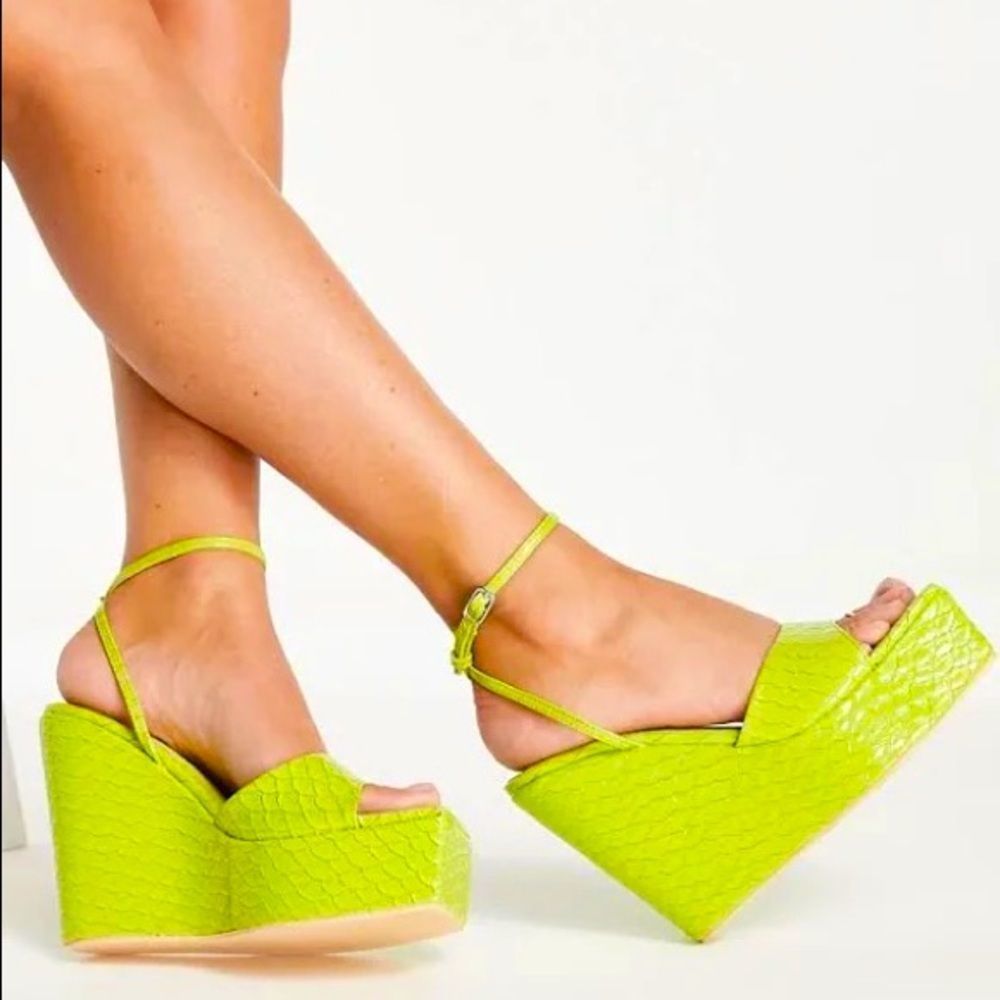 🌺 Public Desire Wedges New Size 9 - Picture 3 of 5